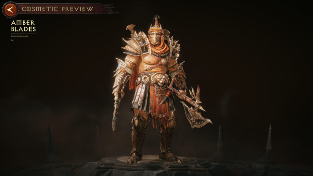 AMBER BLADES COSMETIC SET